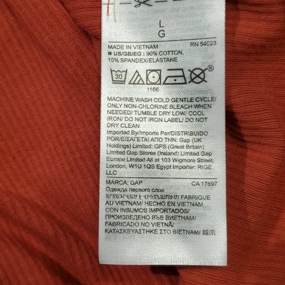 GAP 2 Ribbed Tees - Picture 12 of 13